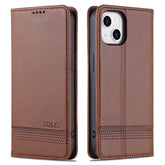 AZNS Magnetic Calf Texture Flip Leather Phone Case